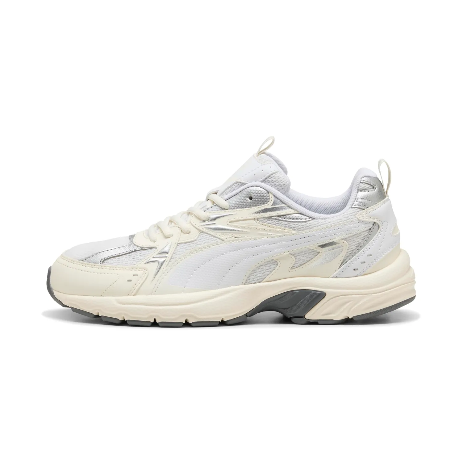 Puma Milenio Tech scarpe training bambino grigio rosso
