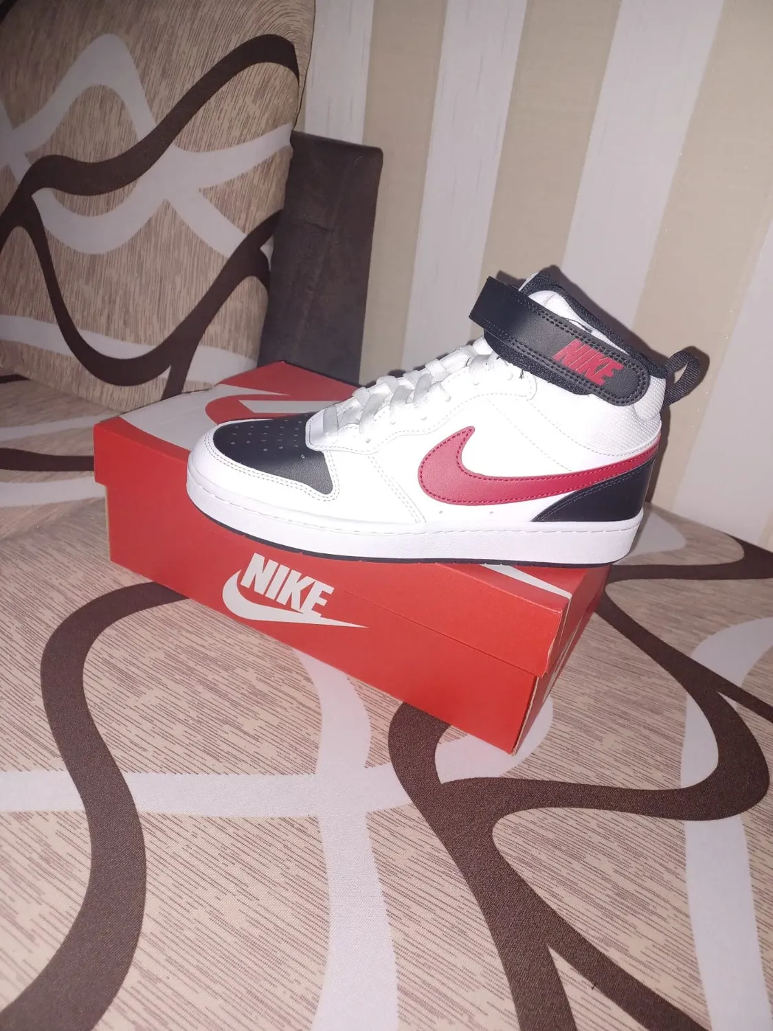 Nike Court Borough Mid 2 sneakers bimbo bianche 31.5