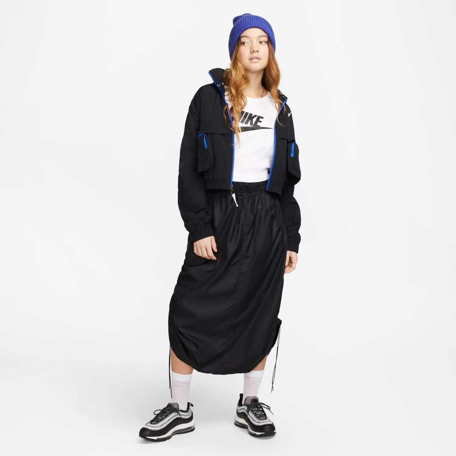Nike NSW Tee Essntl LS ICN Ftra maglia donna M bicolore