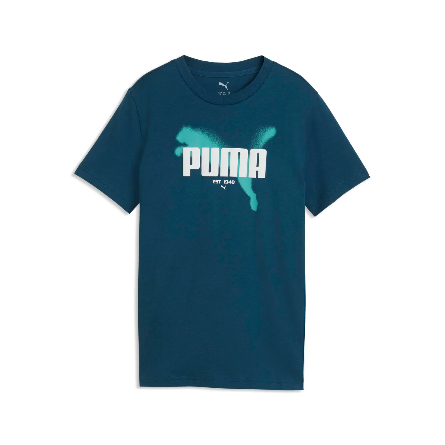 Puma Graphic Puma Tee B maglietta bambino 128 bianco