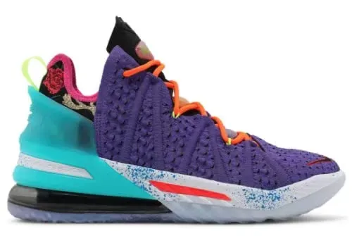 Nike LeBron 18 viola scarpe basket 47.5 EU