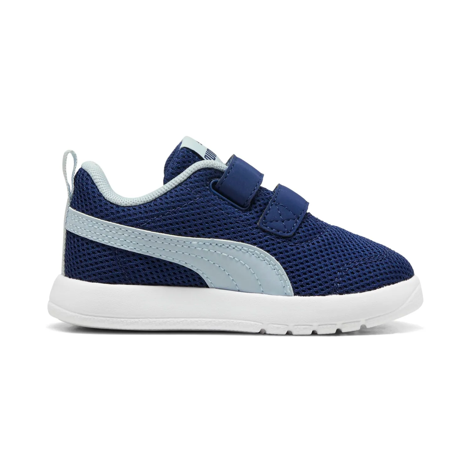 Puma Courtflex V3 398086 sneakers bimbo Blue Jewel mesh