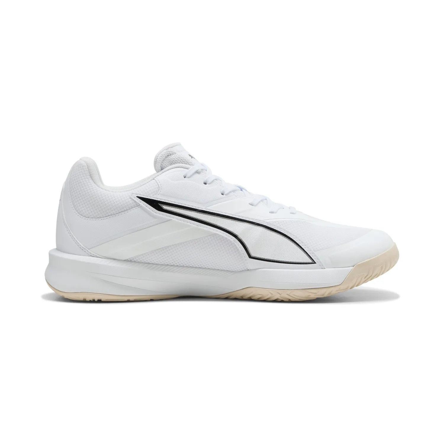 Puma Accelerate PRO 5 scarpe indoor unisex bianche