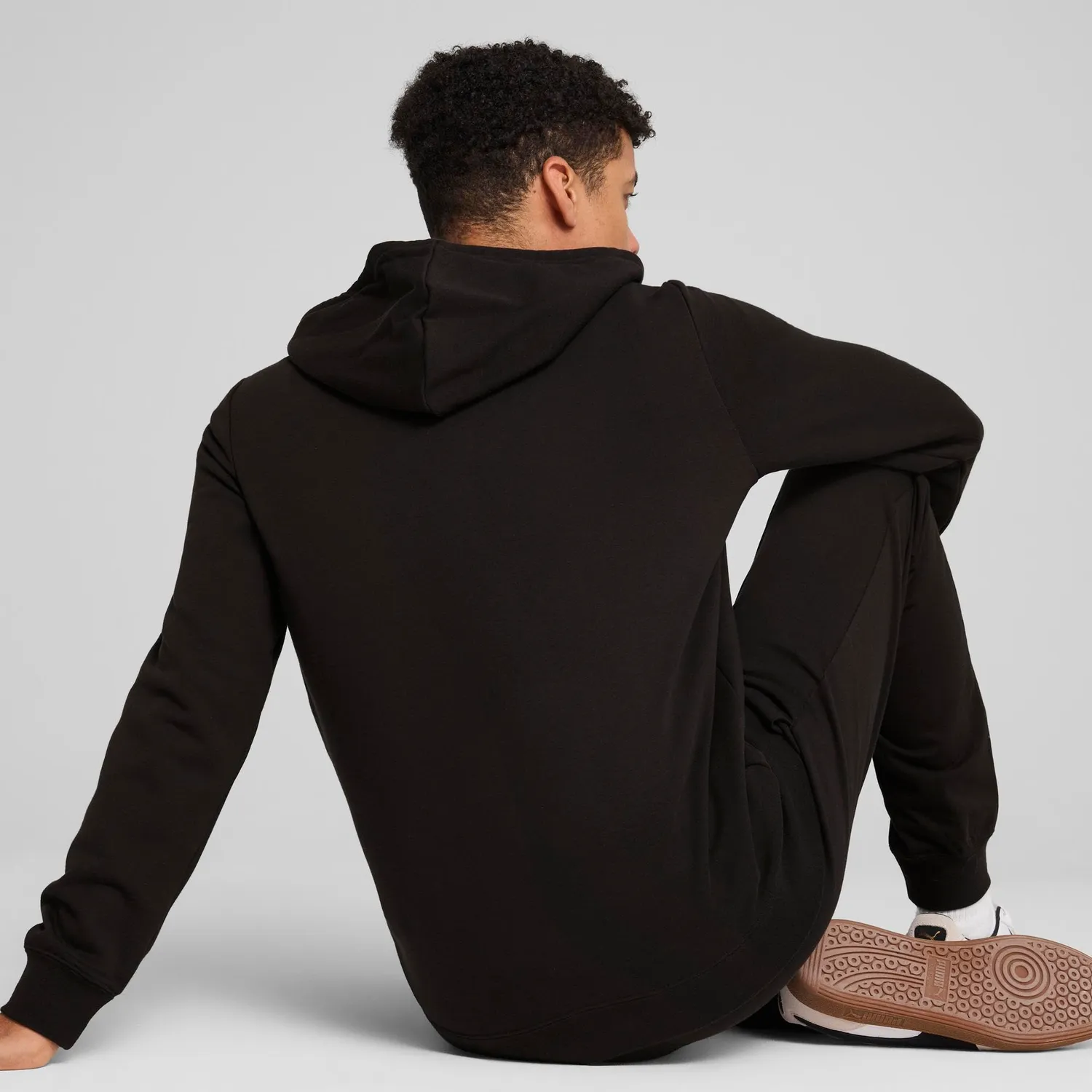 Puma Ess No.1 Logo felpa zip uomo S con cappuccio