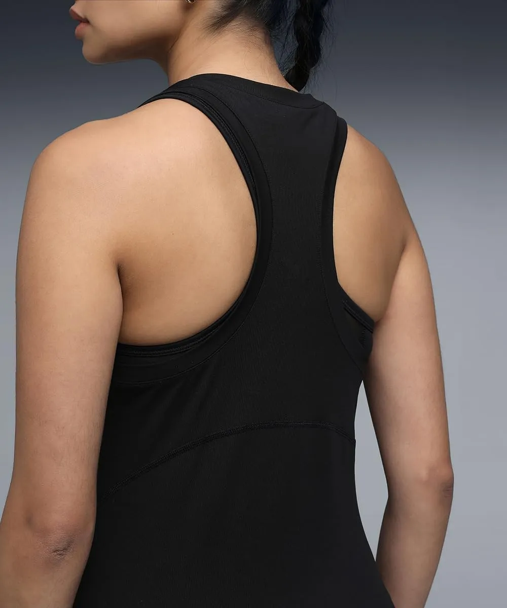 Puma Cloudspun Racerback Tank canotta donna nera
