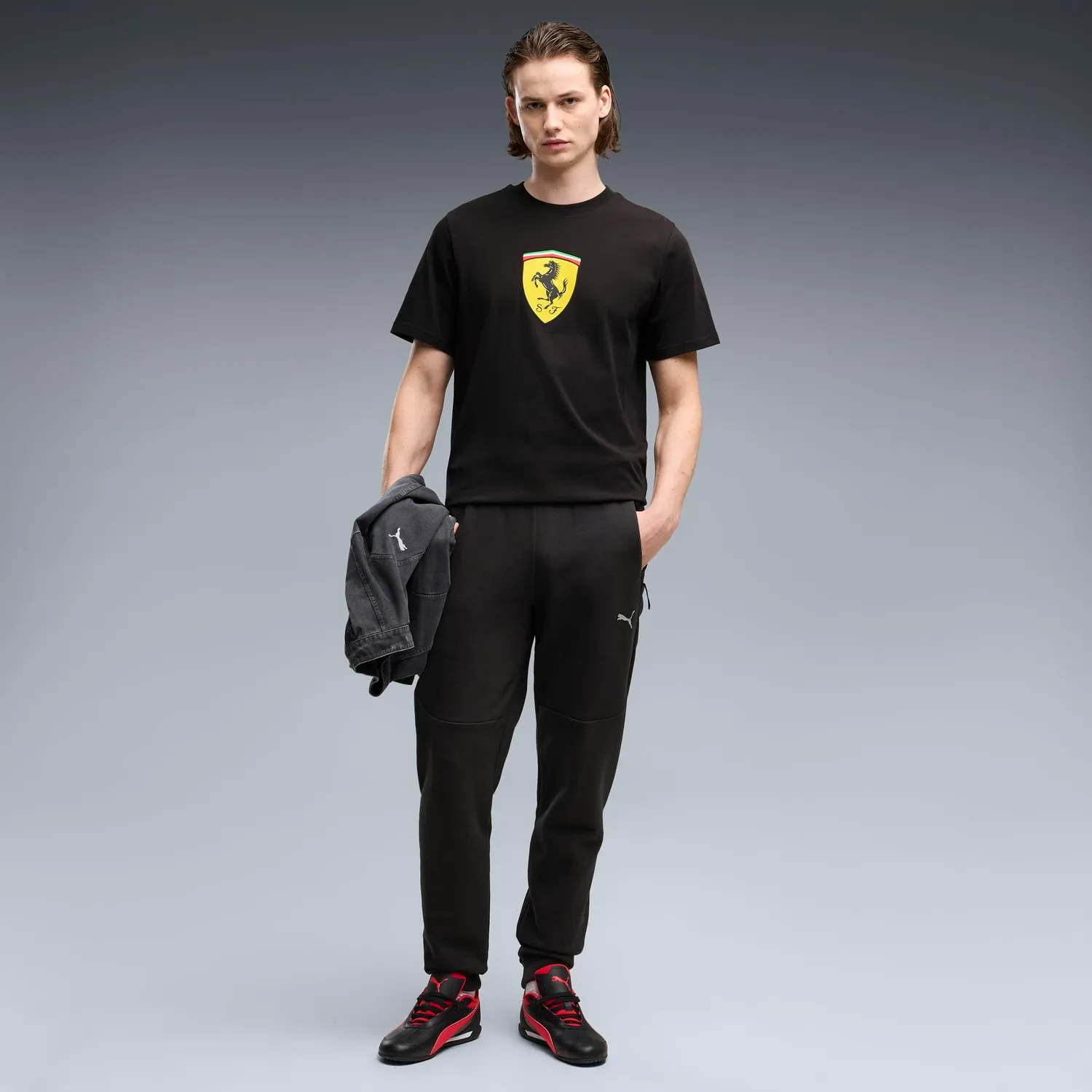 Puma Scuderia Ferrari Coloured Shield T-shirt L nera