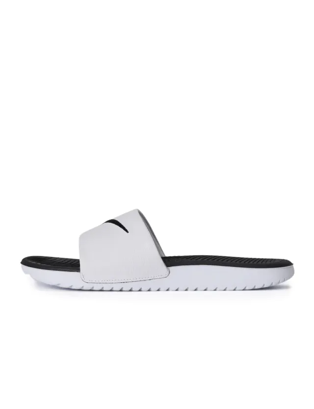 Nike Kawa ciabatte bambino nero bianco piscina