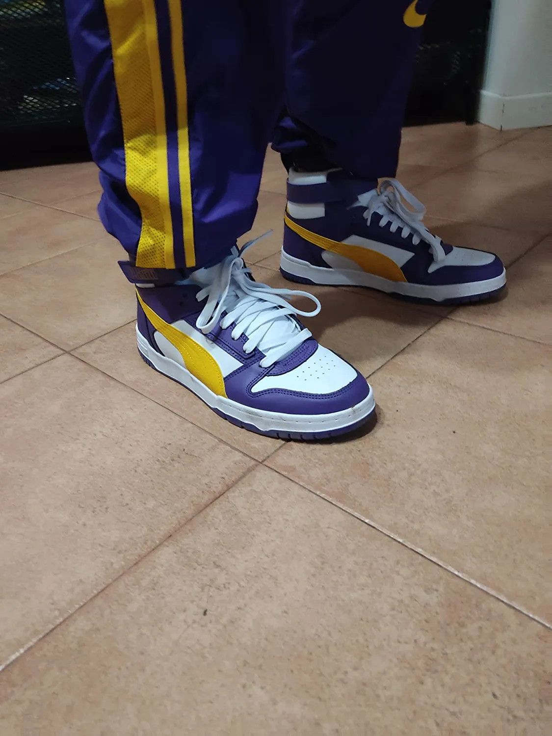 Puma RBD Game sneakers uomo bianco-oro uso quotidiano