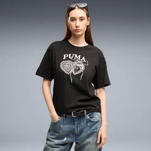 Puma Relaxed Charm Tee Maglietta Cotone Unisex