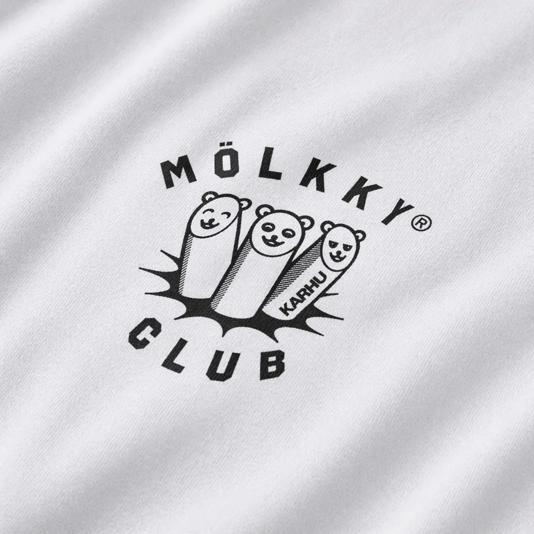 Karhu Mölkky Club t-shirt White Black cotone relaxed