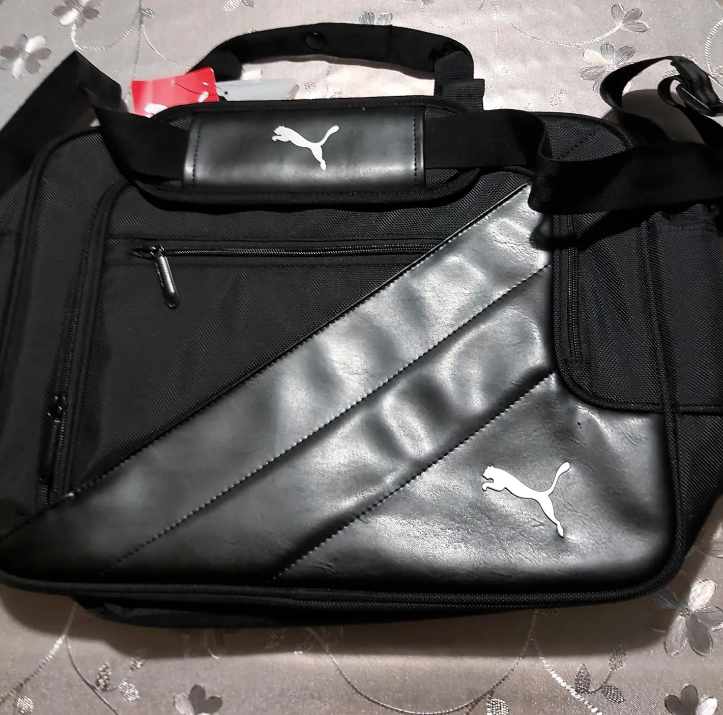 Puma Team Messenger borsa tracolla nera capiente