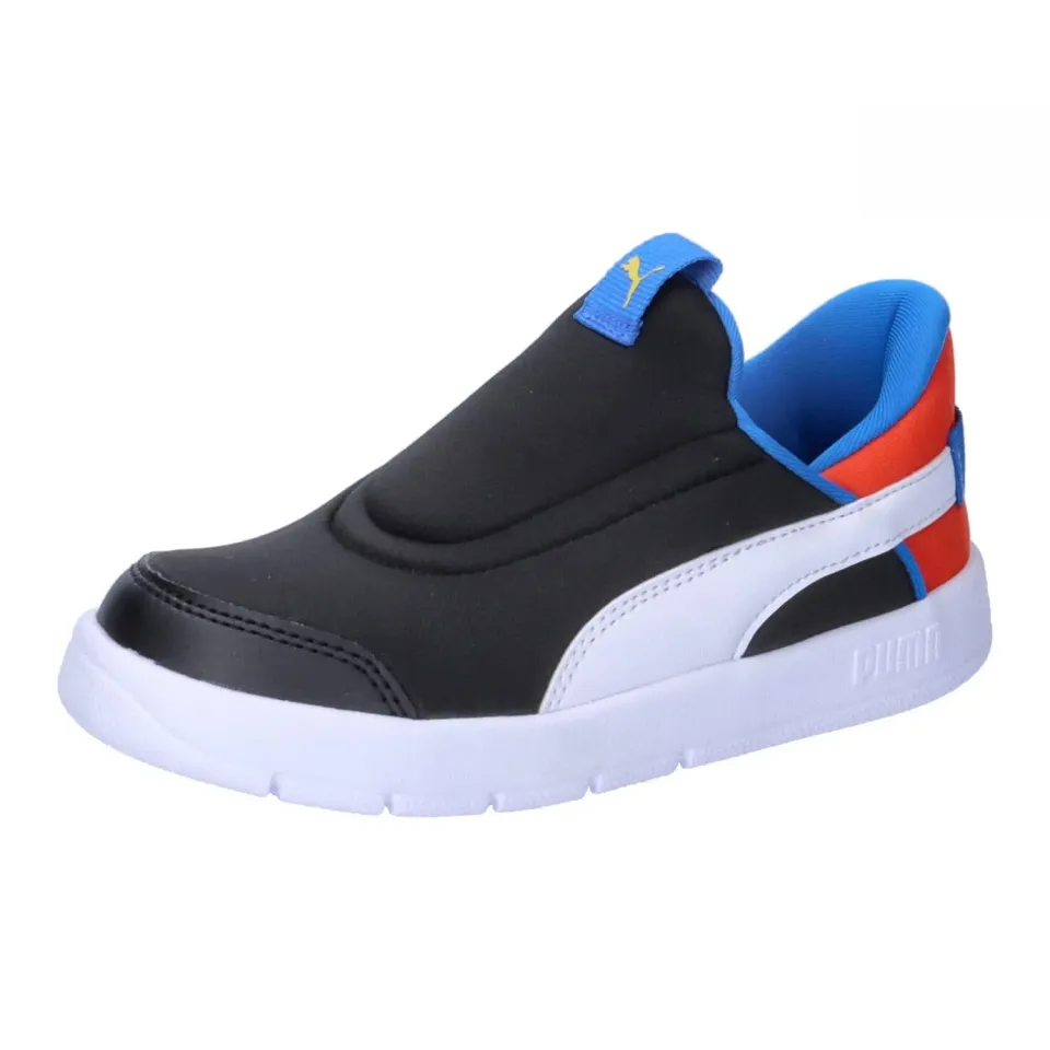 Puma Courtflex V3 Sliptech scarpe bimbo 0-24 nera