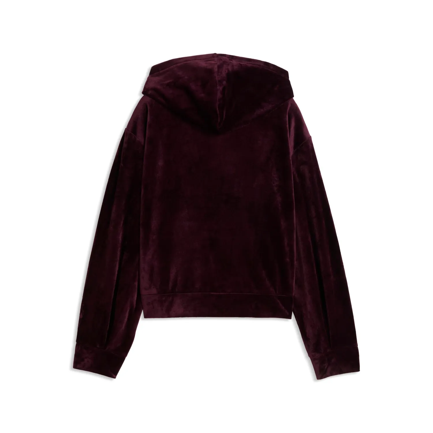 Puma Essentials Elevated velluto felpa ragazzo Ruby Noir