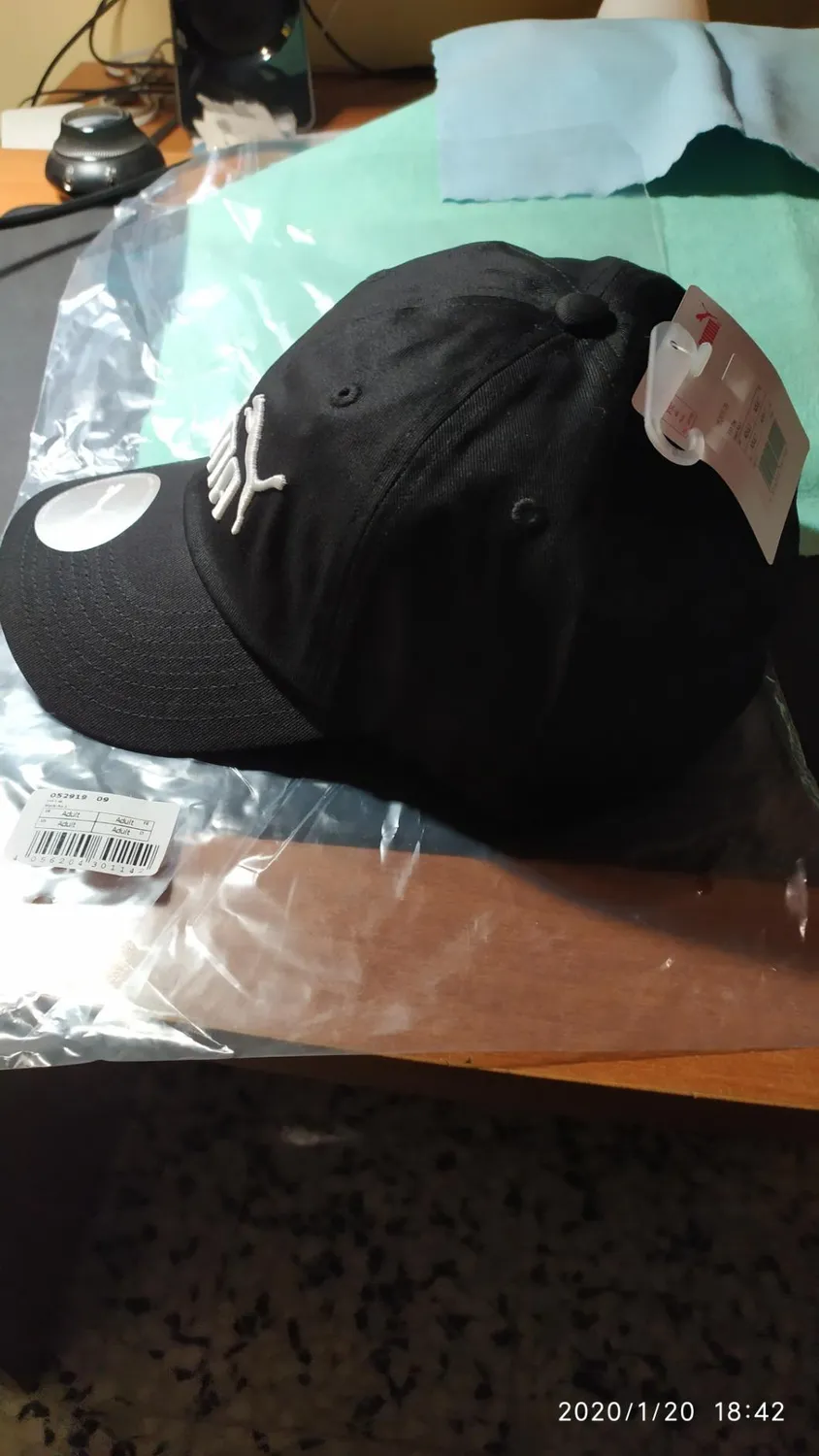 Puma Ess No.1 Logo BB cap cappello nero cotone