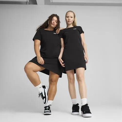 Puma Ess Small Logo Slim vestito donna nero corto