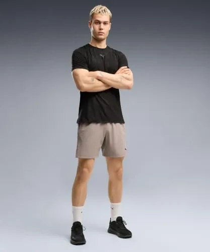 Puma Cloudspun maglietta uomo nera stampa rilievo