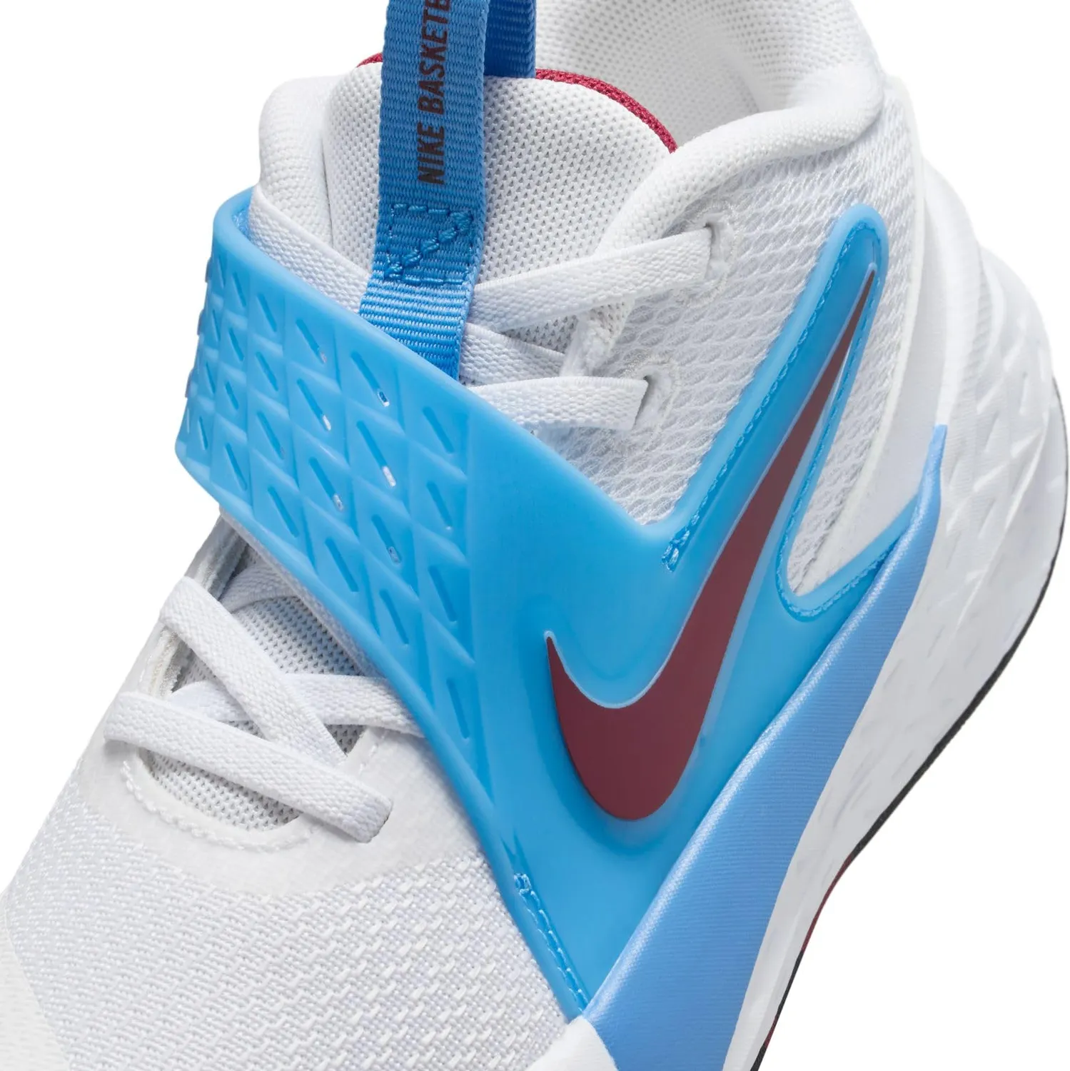 Nike Team Hustle D 12 scarpe basket bimbo 31,5 con strappo