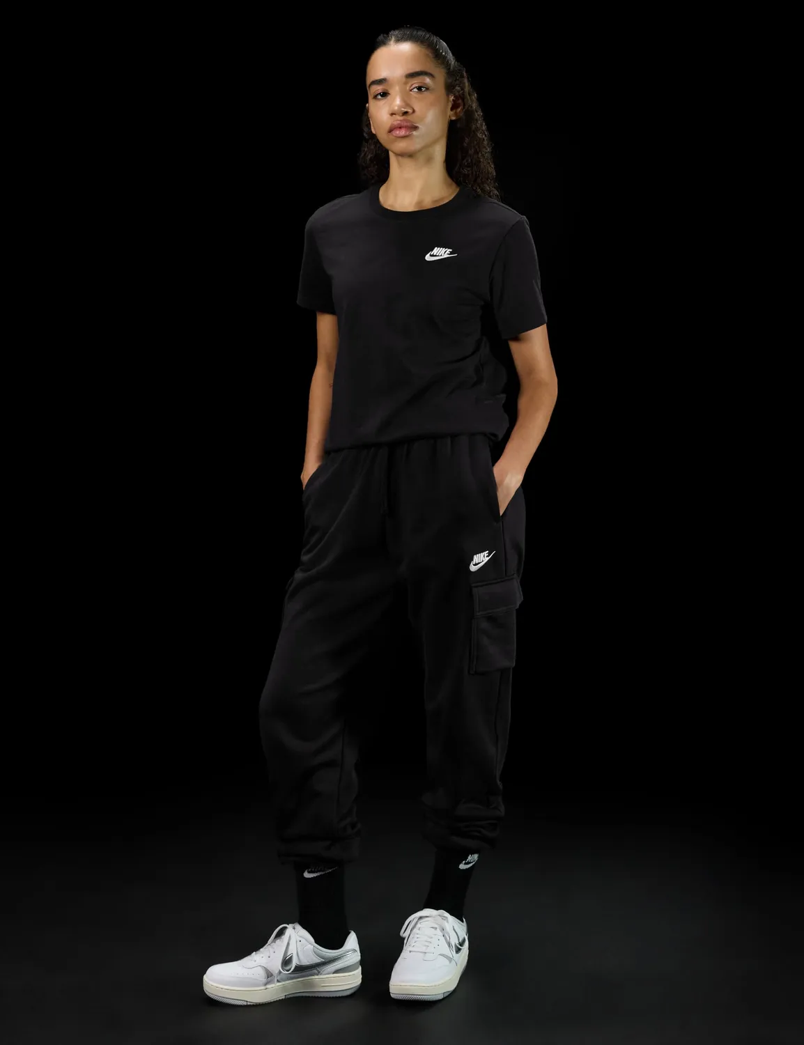Nike NSW Club T-shirt Uomo Bianca L cotone