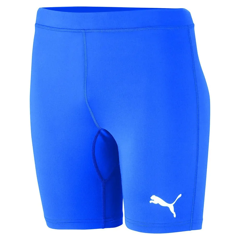 Puma Liga Baselayer pantaloncini termici bimbo bianchi 128
