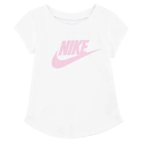 Nike Futura t-shirt bambina bianca manica corta