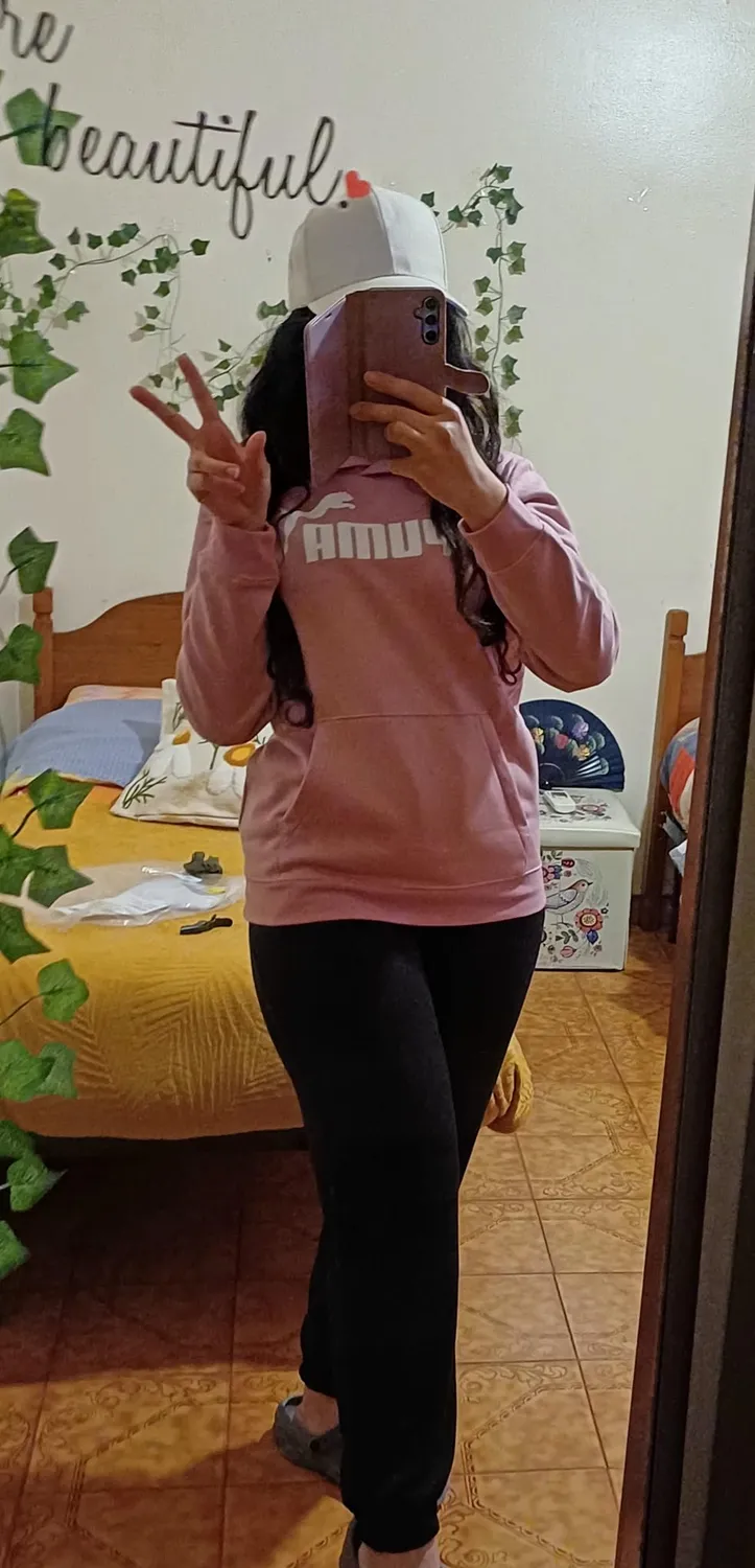 Puma Ess No.1 Logo Hoodie felpa bambina pile