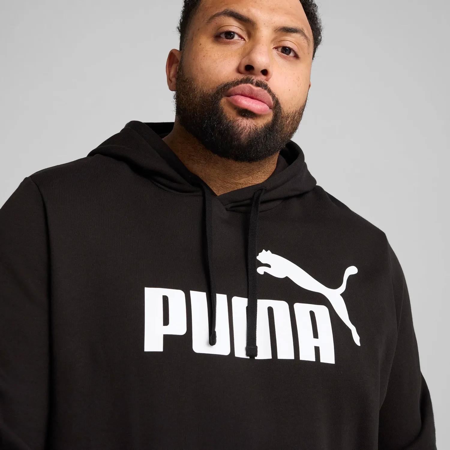 Puma ESS No.1 Logo Hoodie FL felpa con cappuccio uomo in pile
