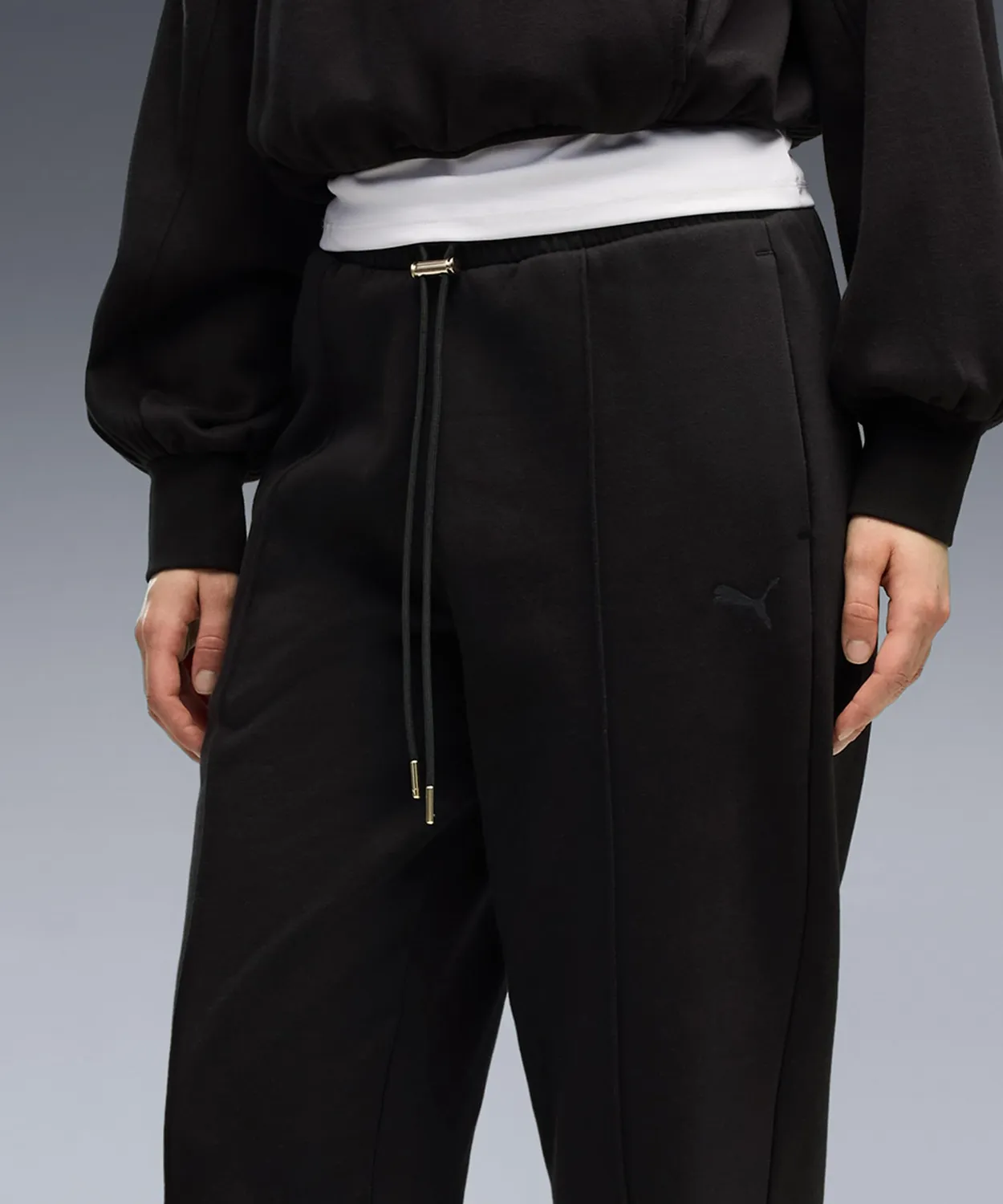 Puma Her Comfort Pants FL pantaloni neri morbidi
