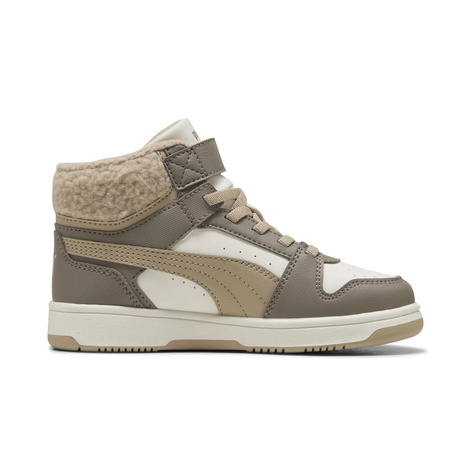 Puma Rebound Slam Mid Cosy sneakers bambino grigio