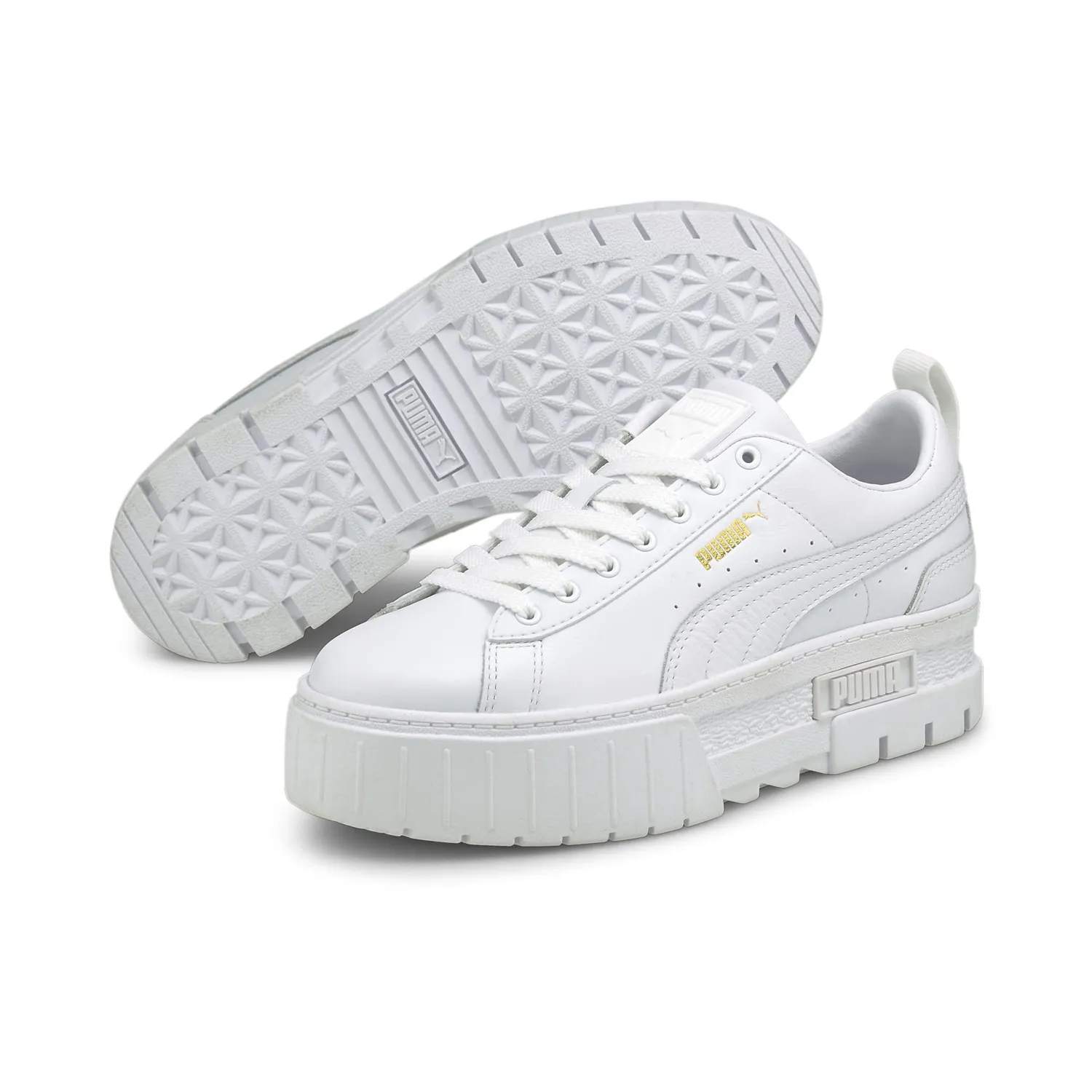 PUMA Mayze sneakers donna pelle suola alta