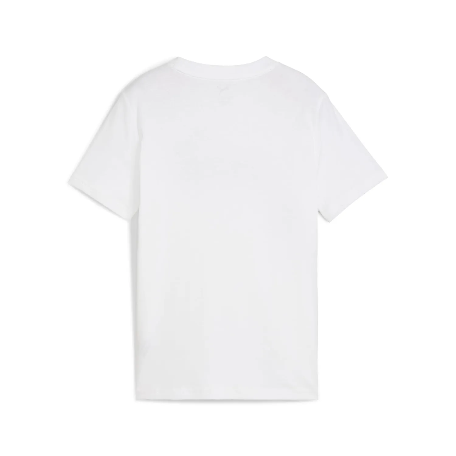 Puma Ess Logo Tee G maglietta bambina bianca cotone