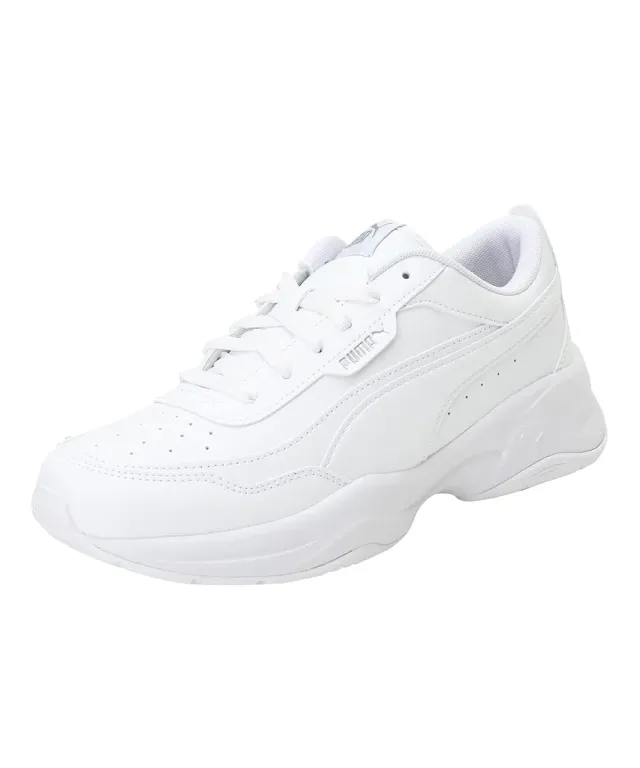Puma Cilia Mode sneakers donna bianco rosa suola SoftFoam+