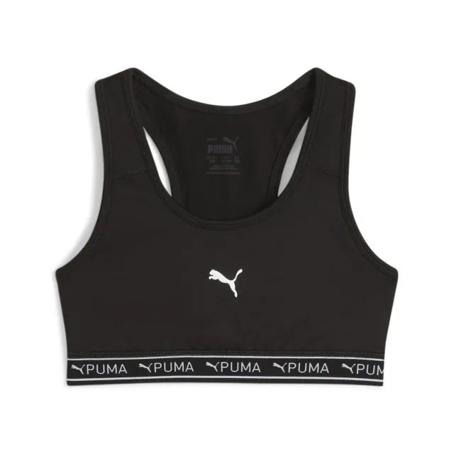 Puma Strong Bra G Top Sportivo Taglia 128 Nero