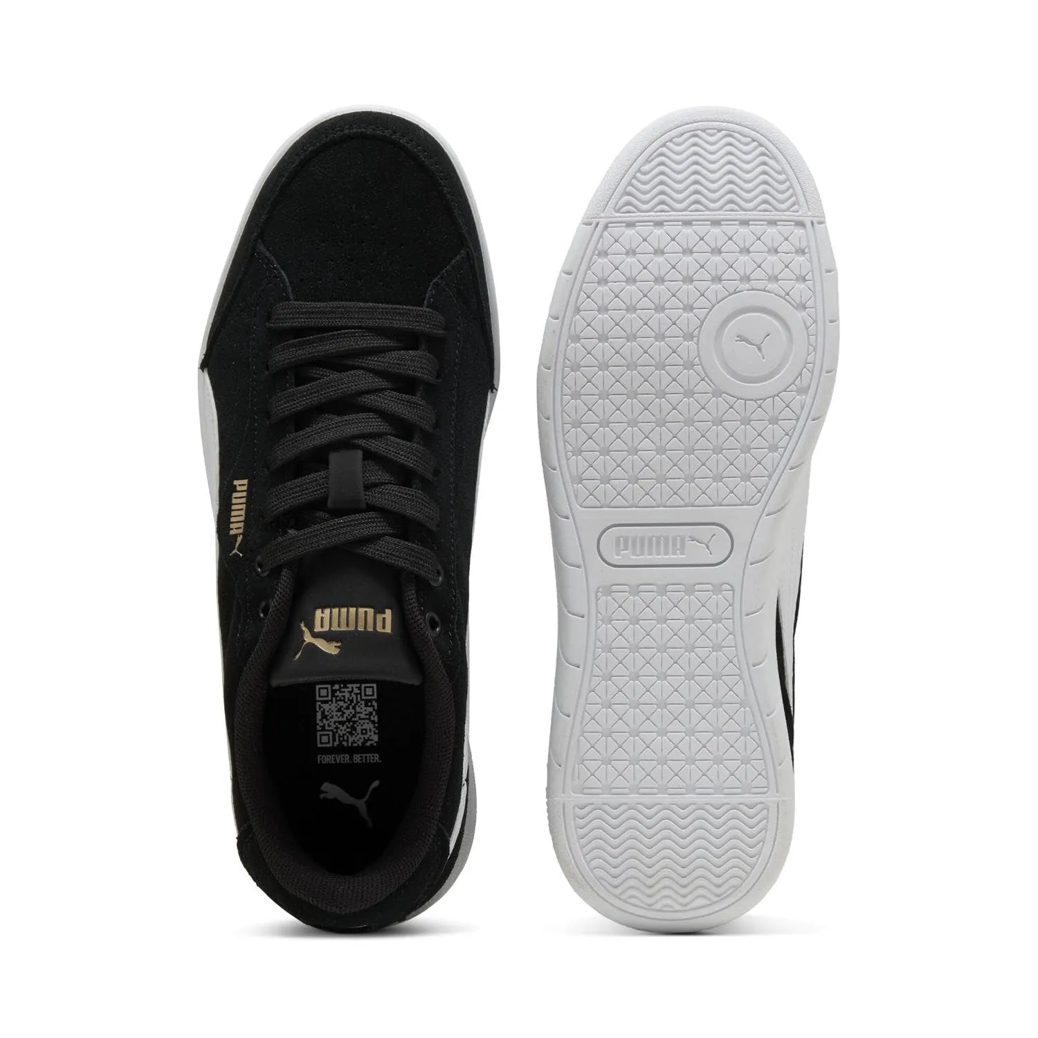 Puma Vikky Star SD Sneakers Donna nere con oro