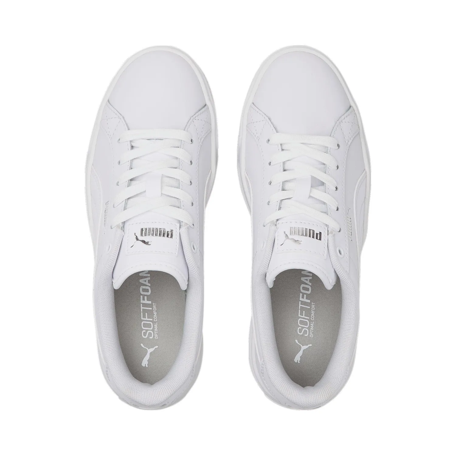 Puma Karmen L sneakers donna platform bianche
