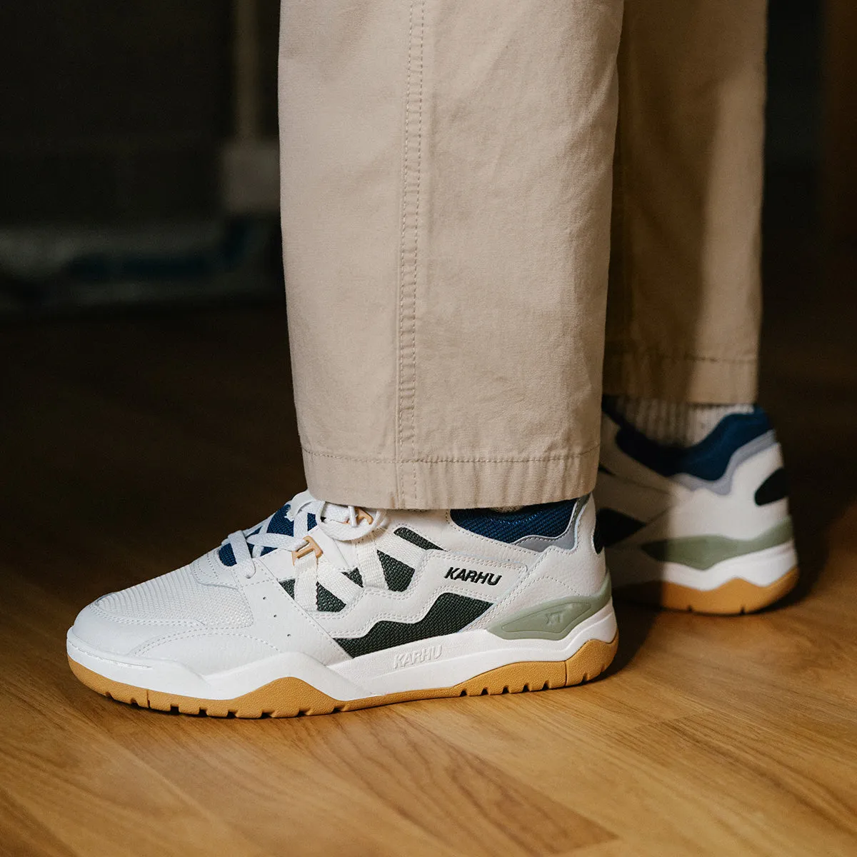 Karhu Fusion XT sneakers Blanc Blue Opal mesh
