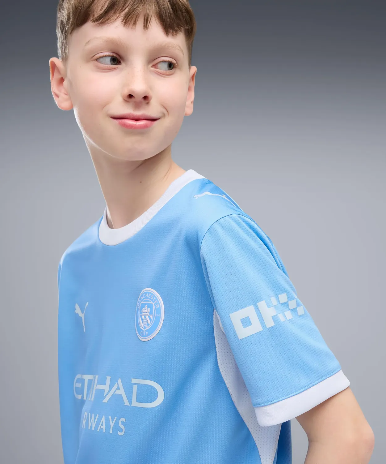 Puma Manchester City Replica Jr maglia ragazzo gara 26/27