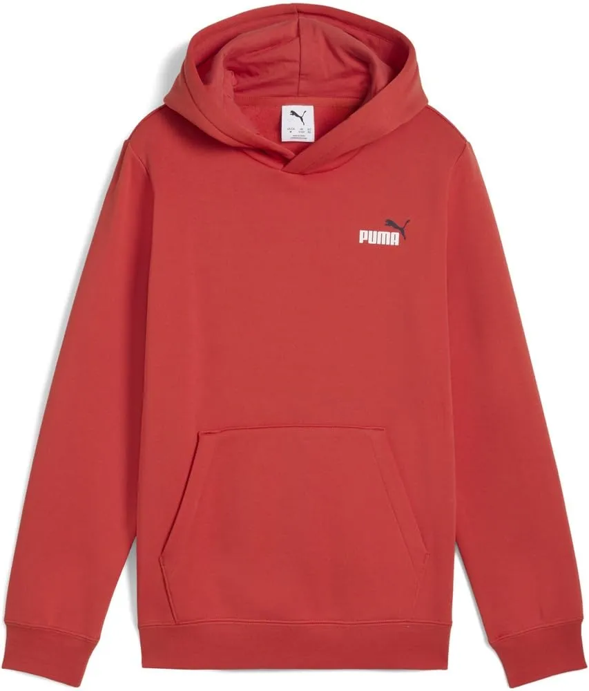Puma Ess Logo felpa cappuccio bimbo nera calda