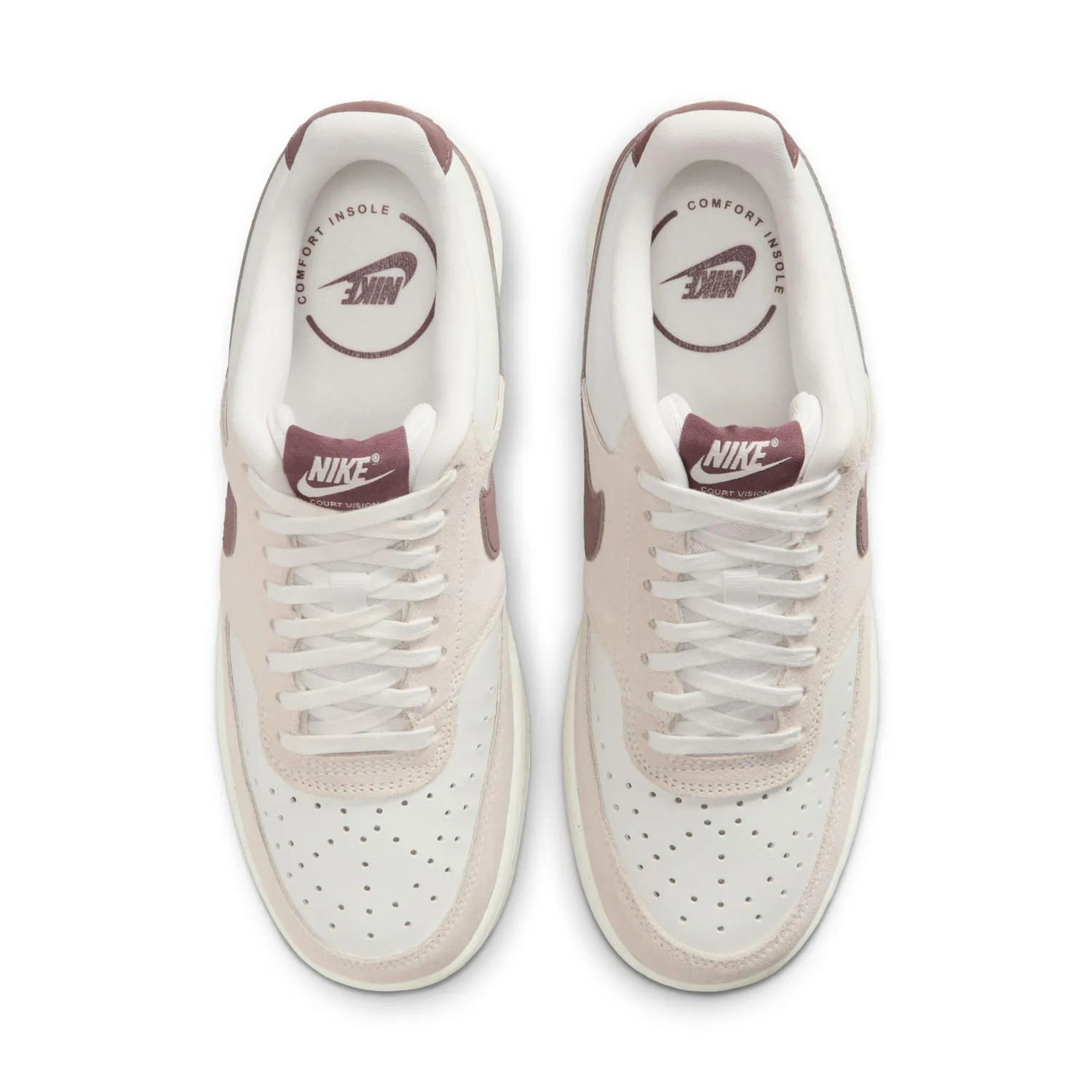 Nike Court Vision Low scarpe donna Summit White Tattoo pelle