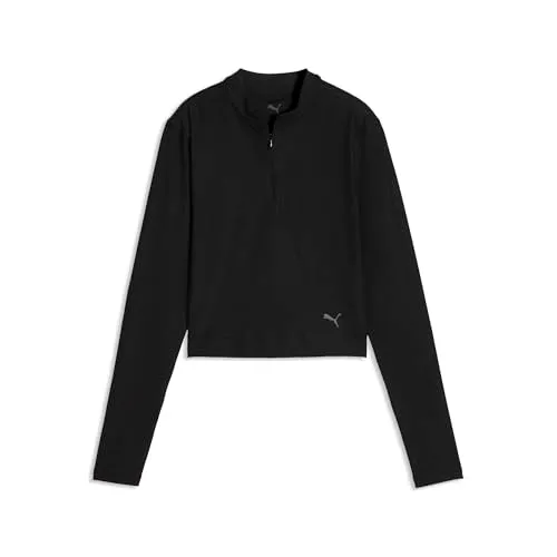 Puma Cloudspun Zip LS maglia training donna maniche lunghe