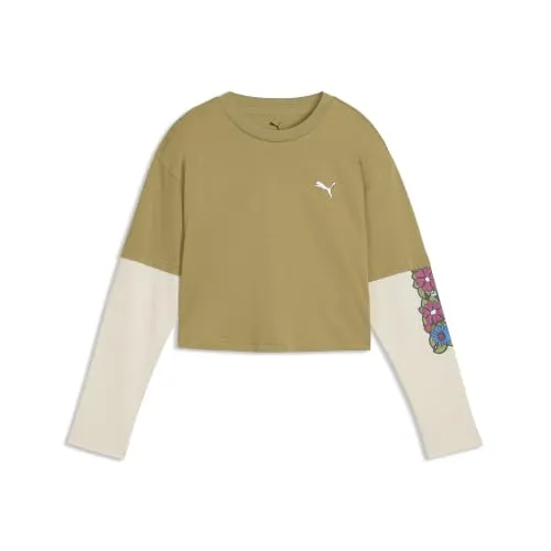Puma Mid 90s maglia maniche lunghe ragazza 128 cropped