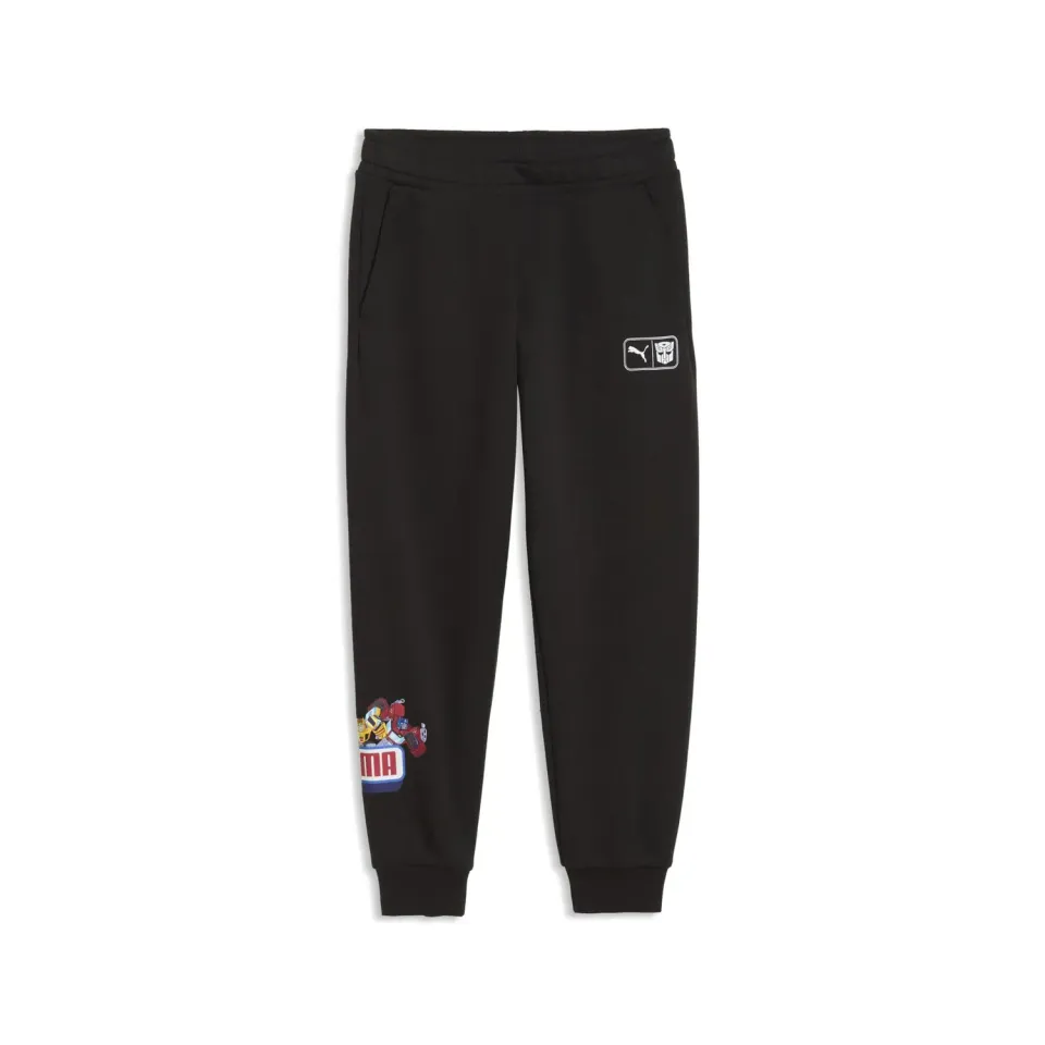 Puma X Transformers pantaloni tuta bambini grigio felpati