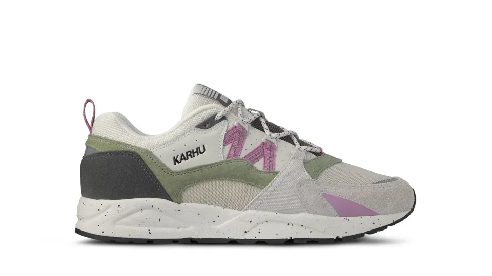 Karhu Fusion 2.0 scarpe Dark Gull Gray Lilas traspiranti