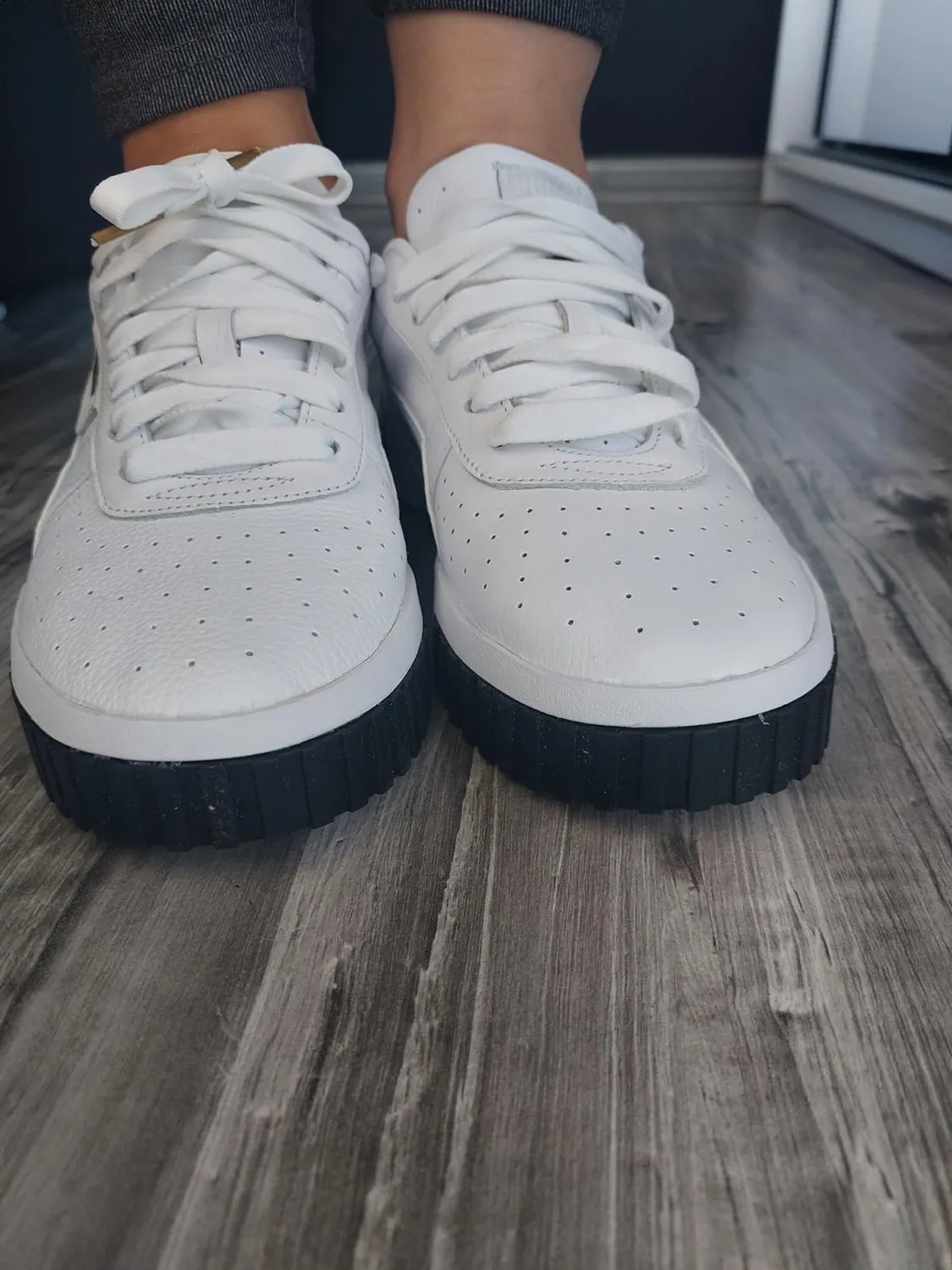 Puma Cali sneakers donna bianche pelle anni 80