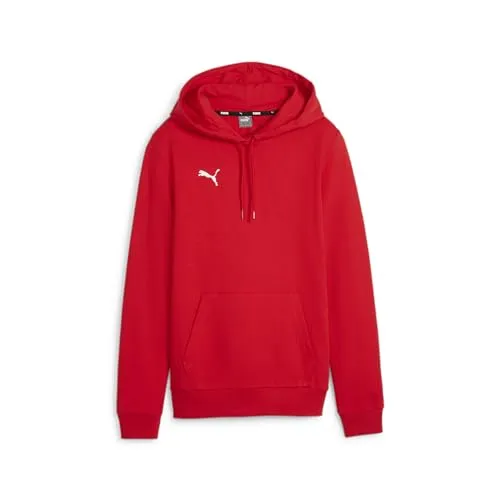 Puma Teamgoal felpa donna cappuccio rossa