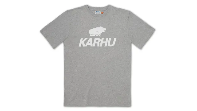 Karhu Classic Logo T-Shirt maglietta grigia cotone