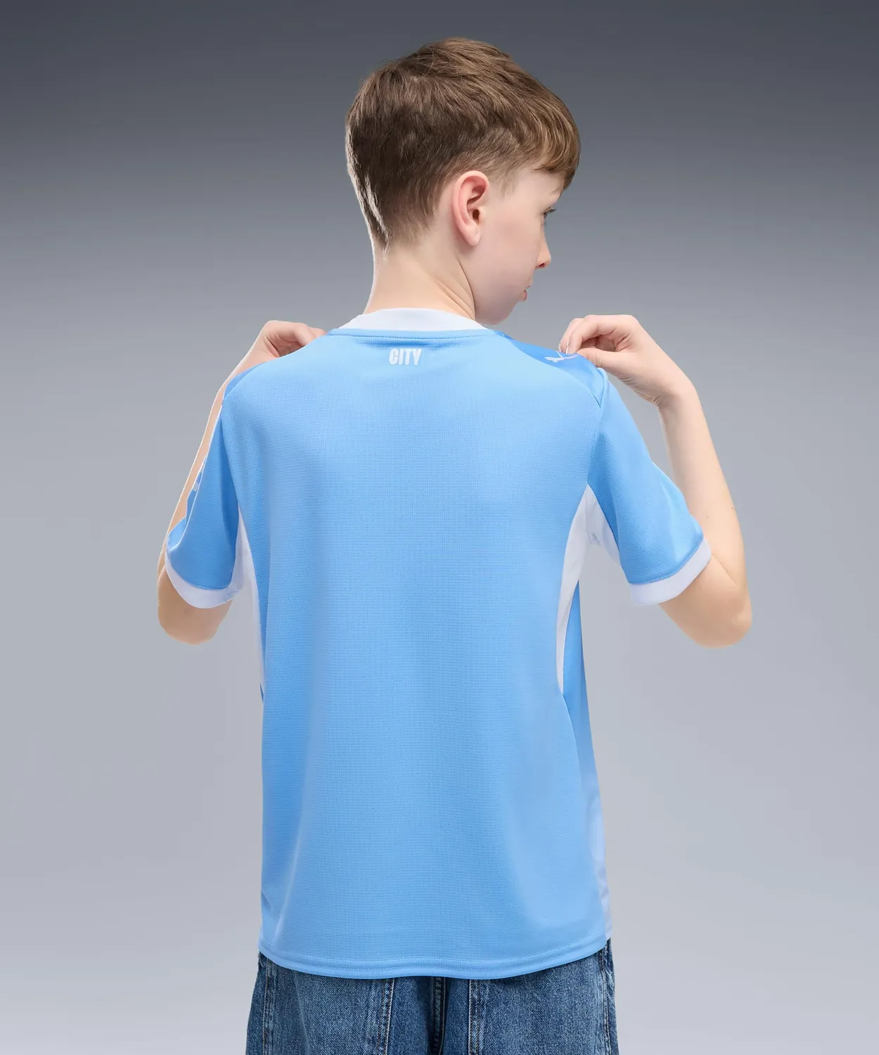 Puma Manchester City Replica Jr maglia ragazzo gara 26/27