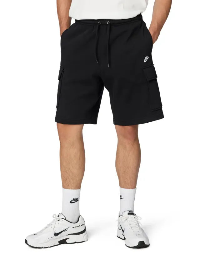 Nike Club Cargo Shorts pantaloncini fleece taglia M