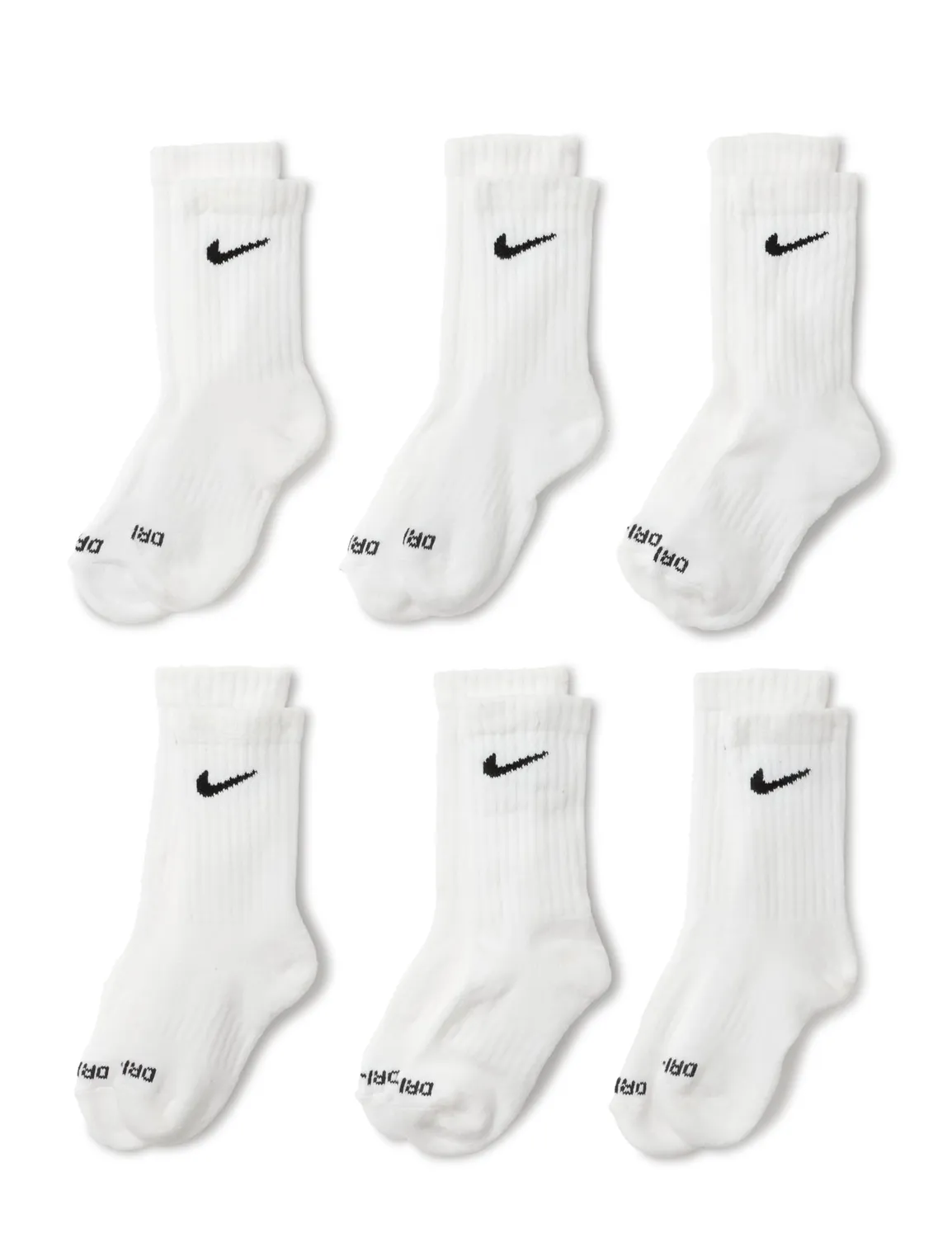 Nike Rn0019 calzini corti neri 4-5 anni 6 paia