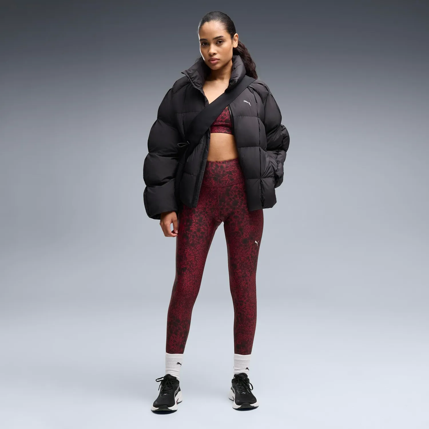 Puma Tropical Speed Tight 7/8 HW AOP leggings donna
