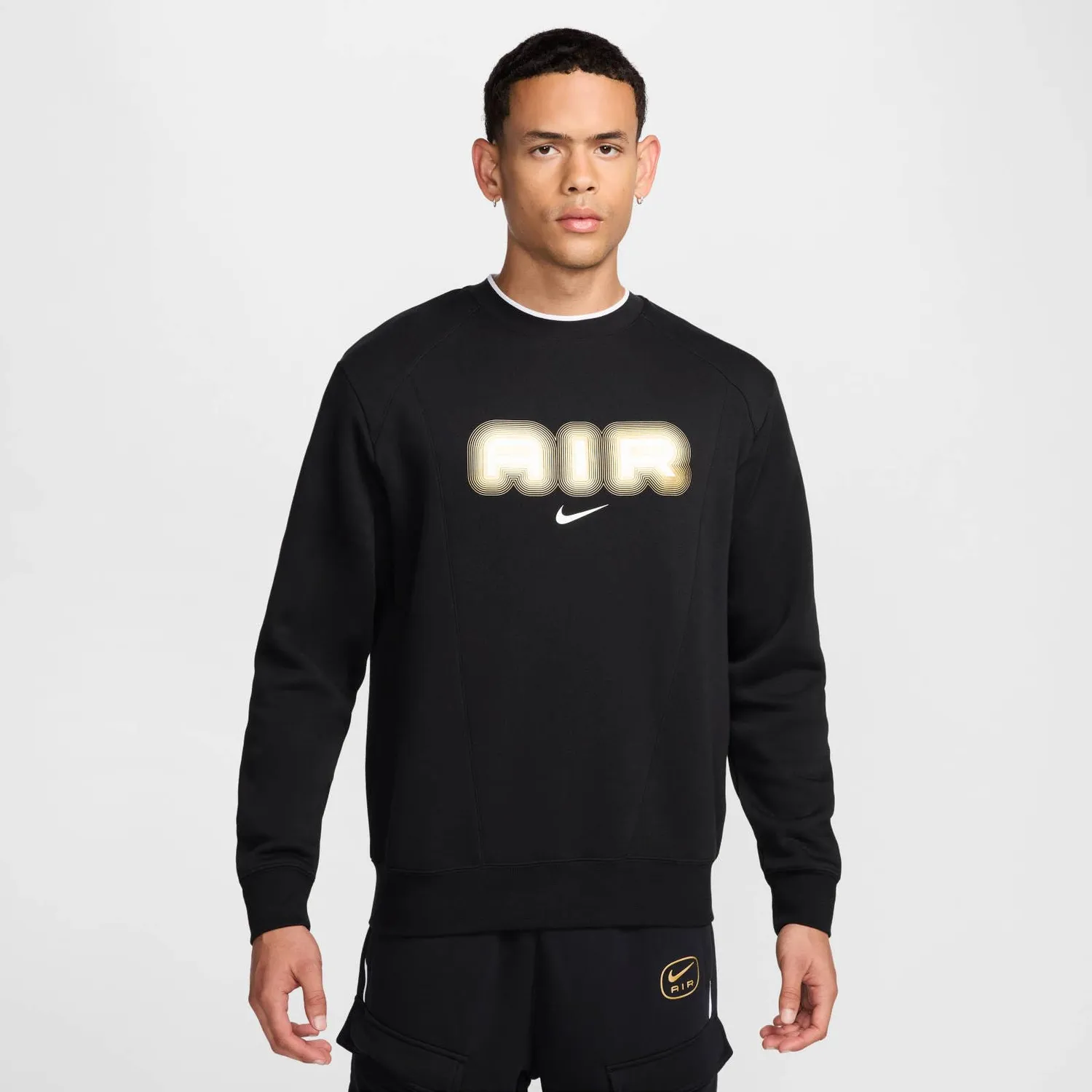 Nike Air Fleece Felpa Girocollo Uomo XL Cotone